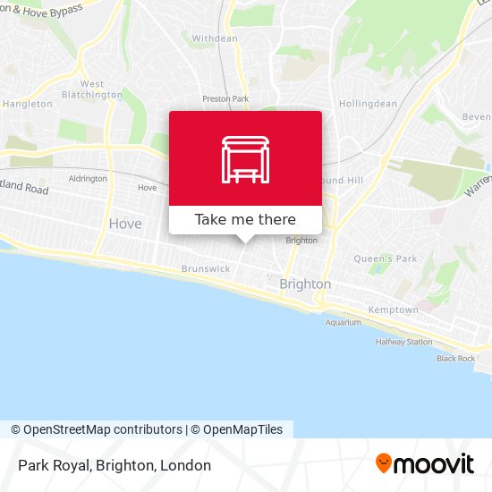 Park Royal, Brighton map