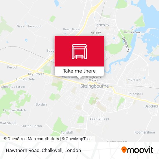 Hawthorn Road, Chalkwell map