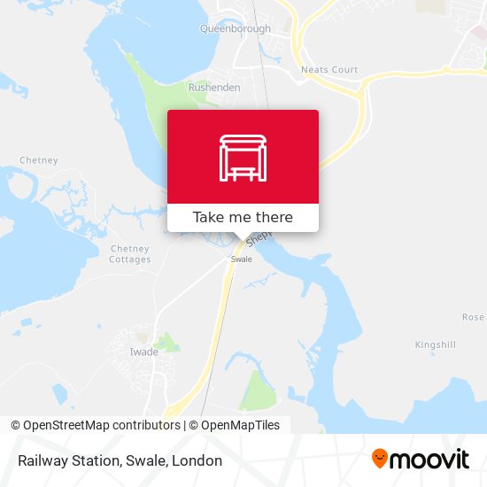 Railway Station, Swale map