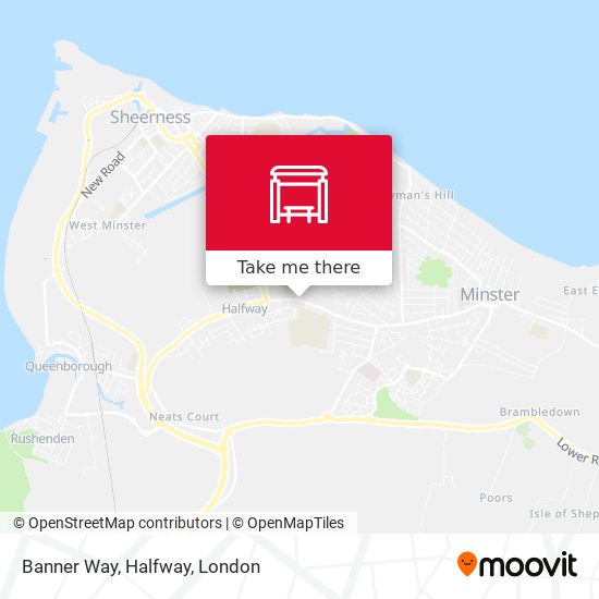 Banner Way, Halfway map