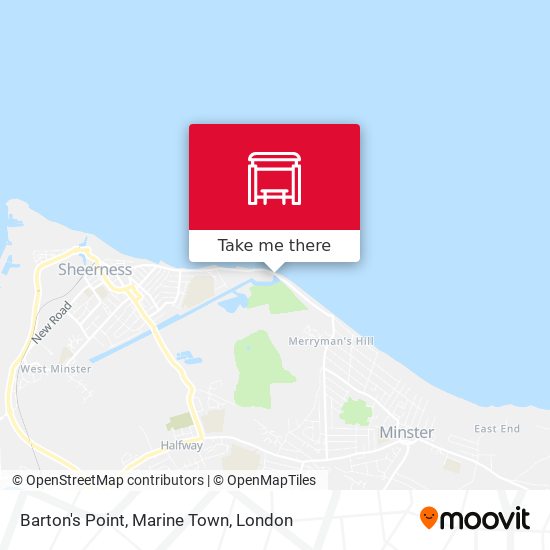 Barton's Point, Marine Town map