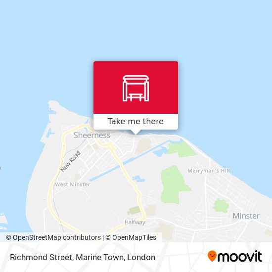 Richmond Street, Marine Town map