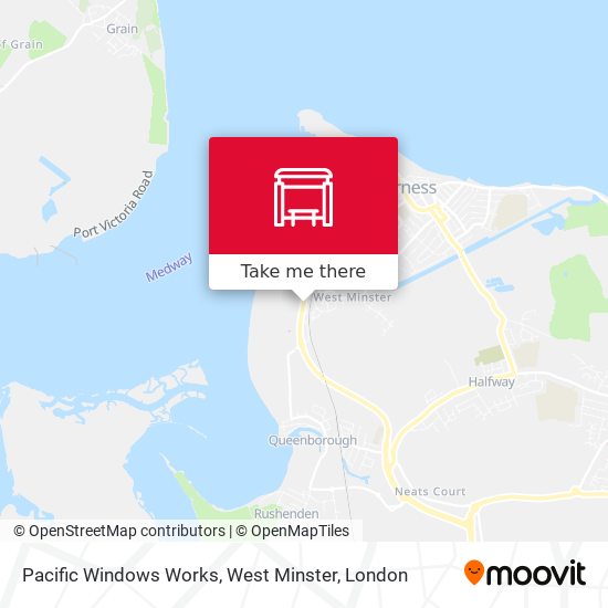 Pacific Windows Works, West Minster map