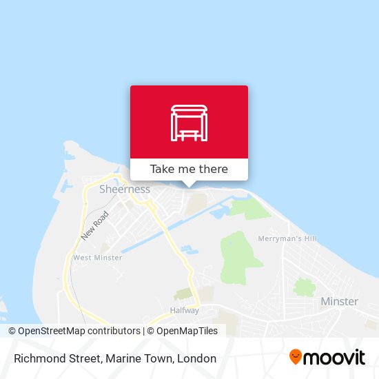 Richmond Street, Marine Town map