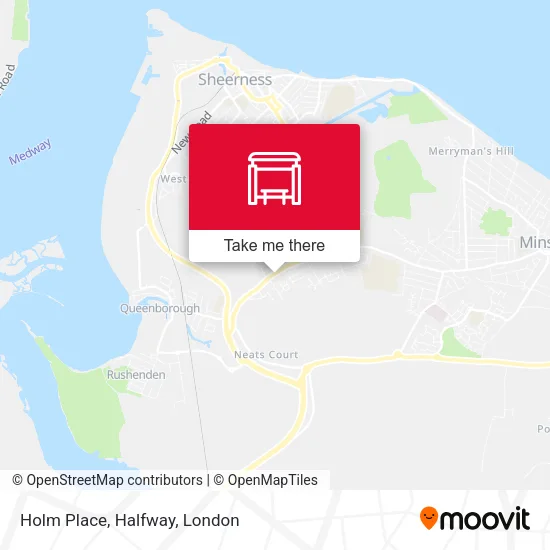 Holm Place, Halfway map