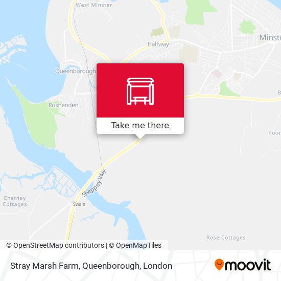 Stray Marsh Farm, Queenborough map