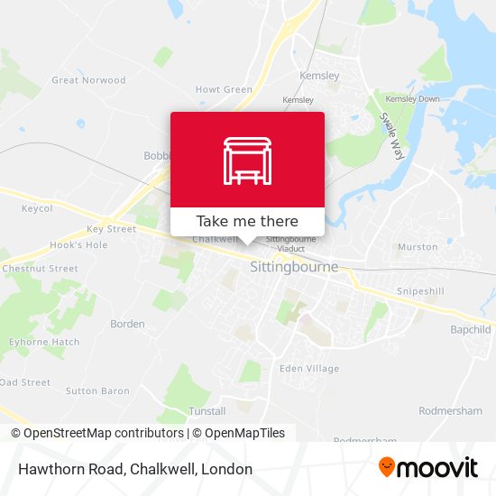 Hawthorn Road, Chalkwell map