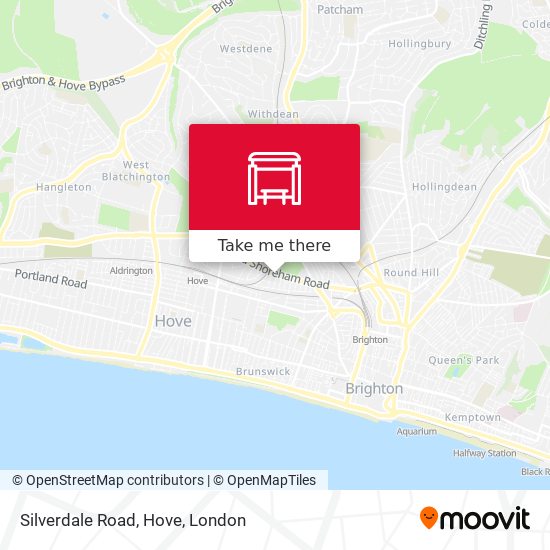 Silverdale Road, Hove map