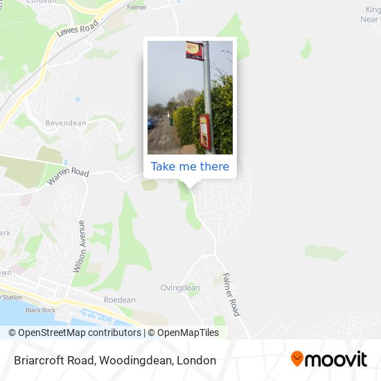 Briarcroft Road, Woodingdean map
