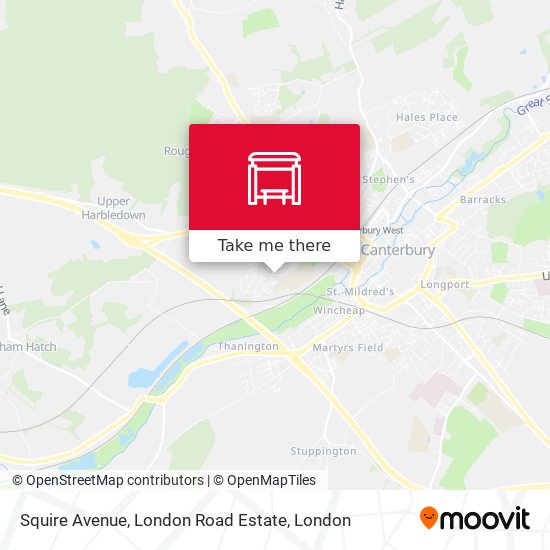 Squire Avenue, London Road Estate map