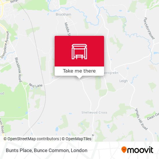 Bunts Place, Bunce Common map