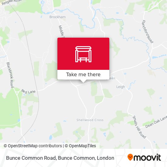 Bunce Common Road, Bunce Common map
