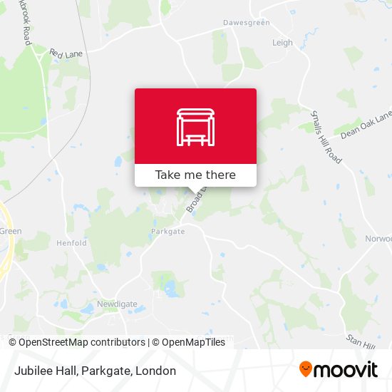 Jubilee Hall, Parkgate map