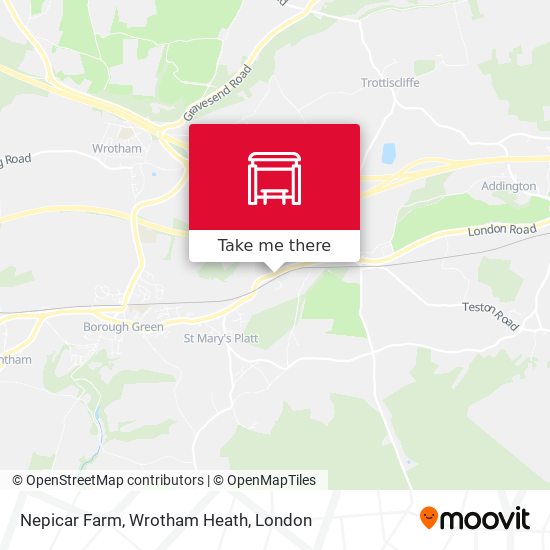 Nepicar Farm, Wrotham Heath map