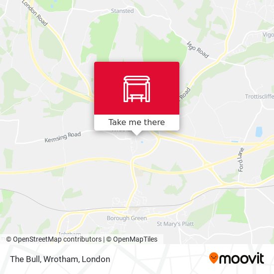 The Bull, Wrotham map