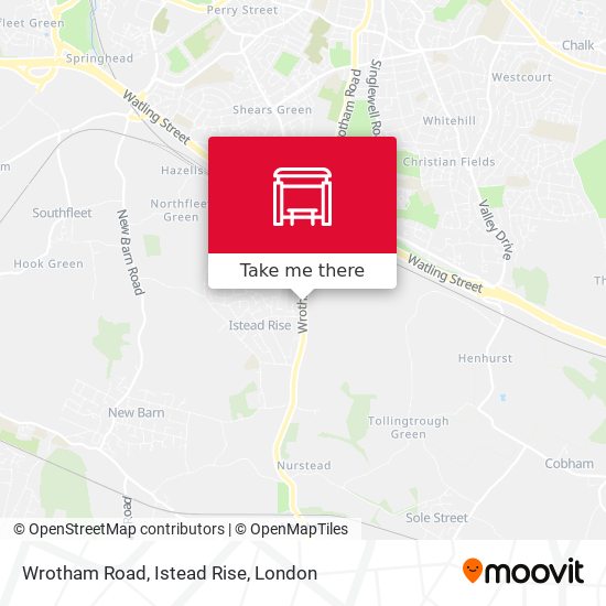 Wrotham Road, Istead Rise map