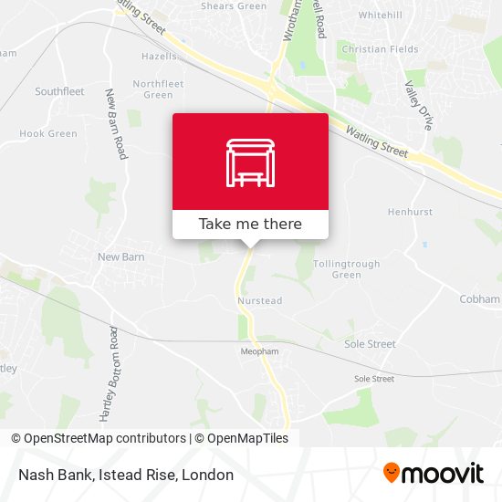 Nash Bank, Istead Rise map