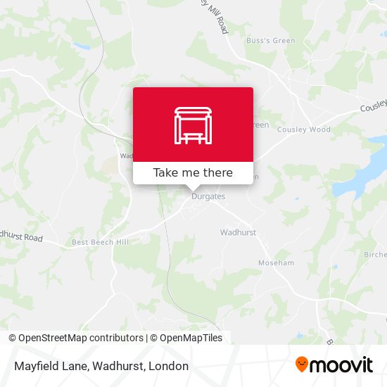Mayfield Lane, Wadhurst map