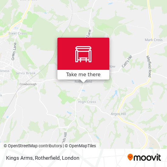 Kings Arms, Rotherfield map