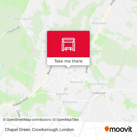 Chapel Green, Crowborough map