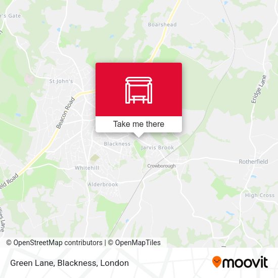 Green Lane, Blackness map