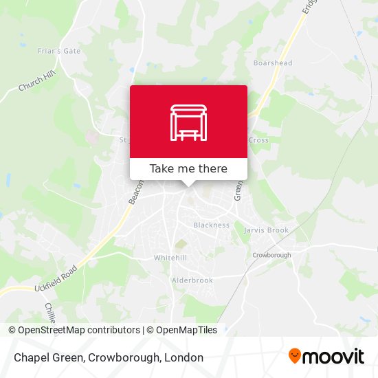 Chapel Green, Crowborough map