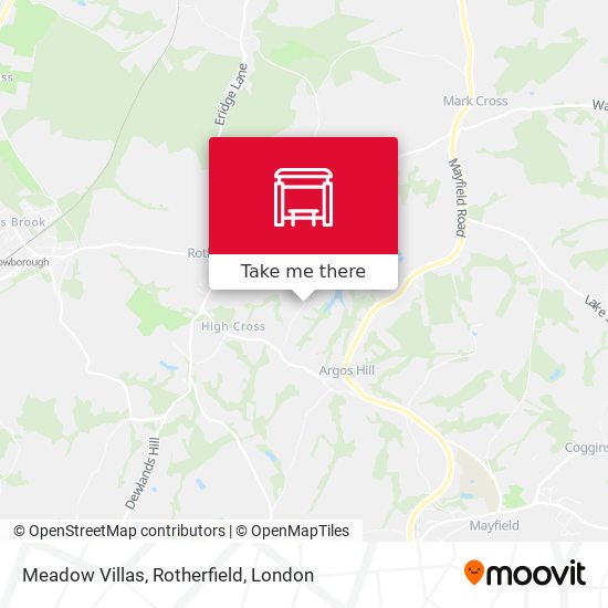 Meadow Villas, Rotherfield map