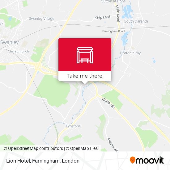 Lion Hotel, Farningham map