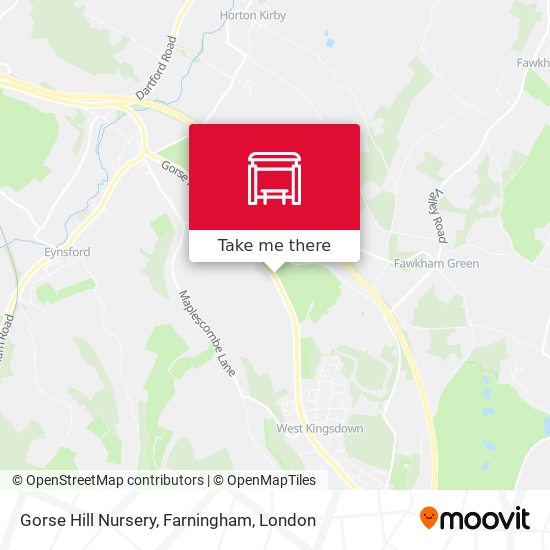 Gorse Hill Nursery, Farningham map