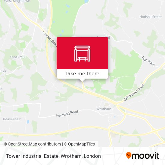 Tower Industrial Estate, Wrotham map