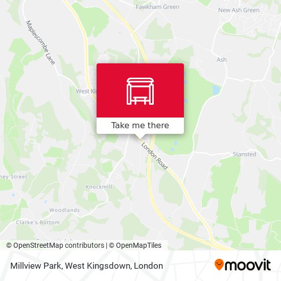 Millview Park, West Kingsdown map