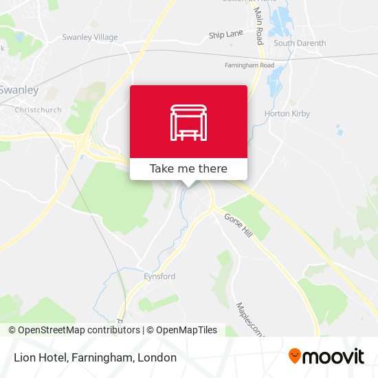 Lion Hotel, Farningham map