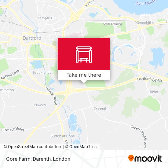 Gore Farm, Darenth map