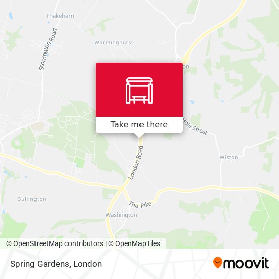 Spring Gardens map