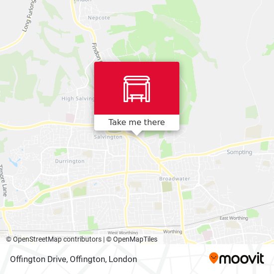 Offington Drive, Offington map