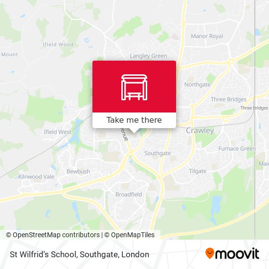 St Wilfrid's School, Southgate map