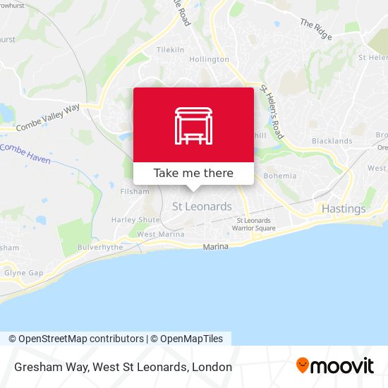 Gresham Way, West St Leonards map