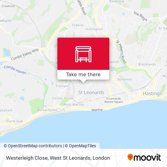 Westerleigh Close, West St Leonards map