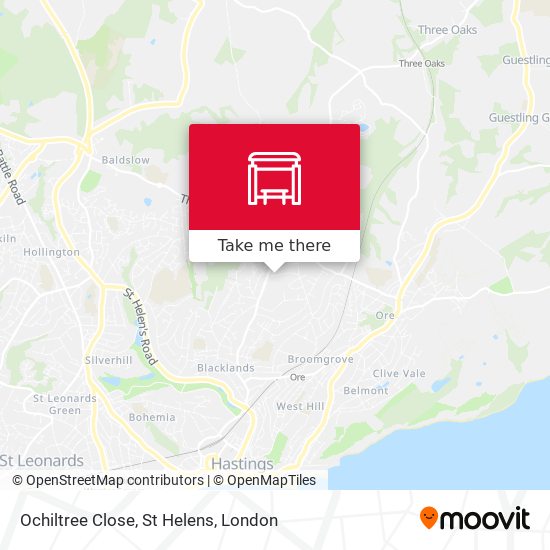 Ochiltree Close, St Helens map