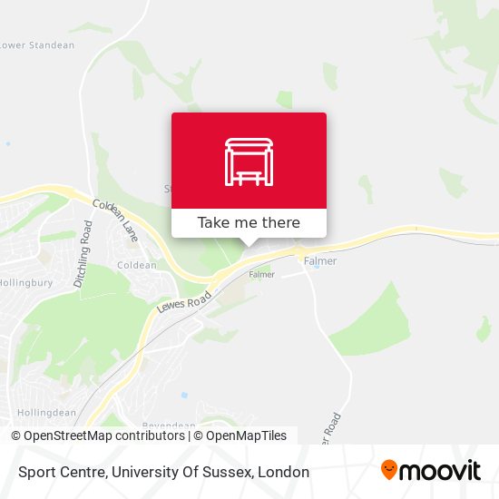 Sport Centre, University Of Sussex map