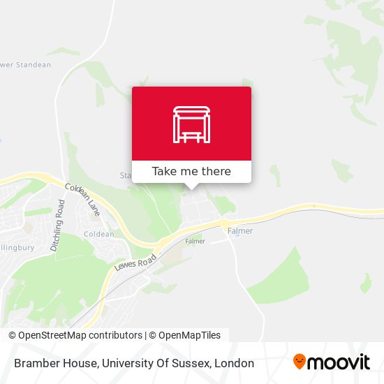 Bramber House, University Of Sussex map