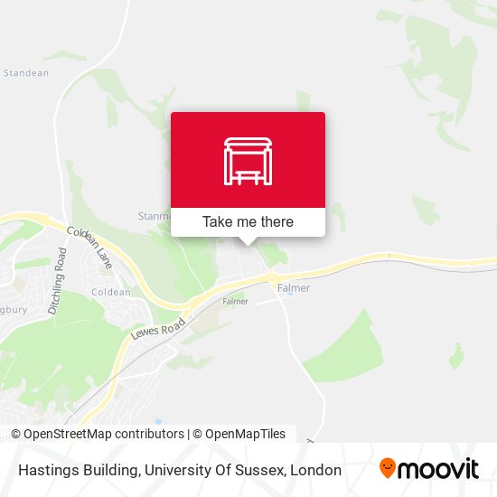 Hastings Building, University Of Sussex map