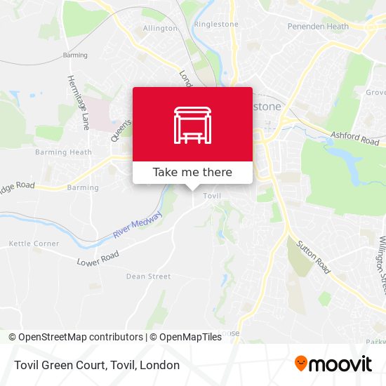 Tovil Green Court, Tovil map