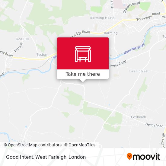 Good Intent, West Farleigh map