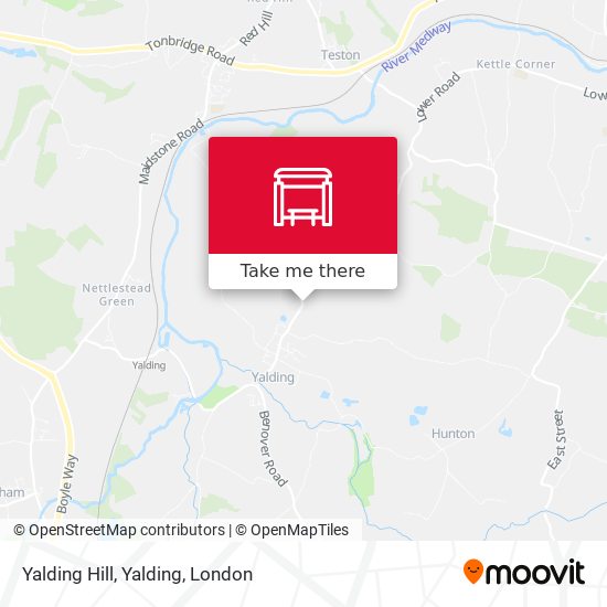 Yalding Hill, Yalding map