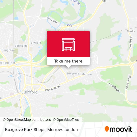Boxgrove Park Shops, Merrow map
