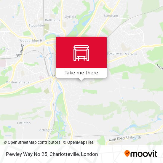 Pewley Way No 25, Charlotteville map