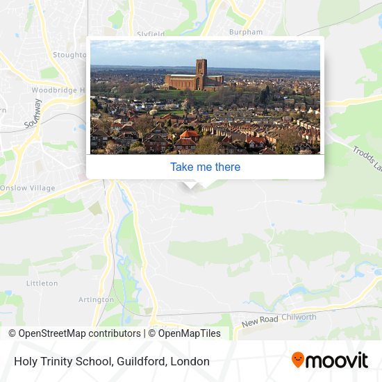 Holy Trinity School, Guildford map