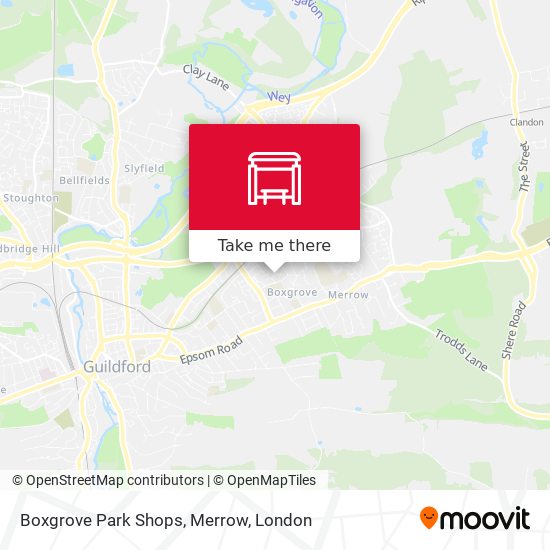 Boxgrove Park Shops, Merrow map