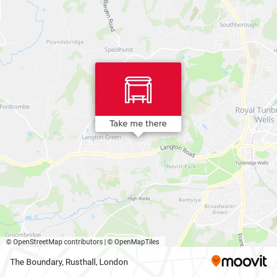 The Boundary, Rusthall map